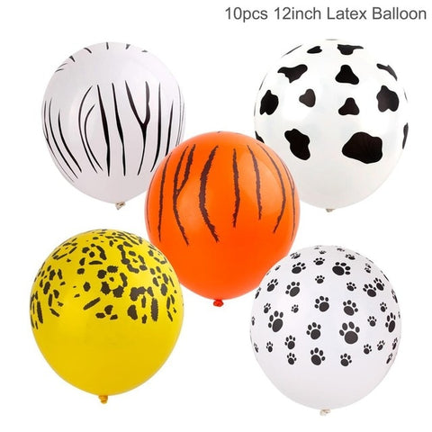 FENGRISE Animal Ballons Birthday Jungle Party Safari Party Jungle Theme Party Baloon Birthday Party Decor Kid Birthday Balloons