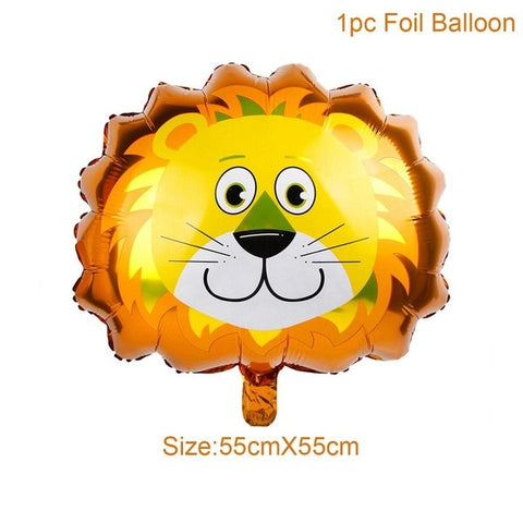 FENGRISE Animal Ballons Birthday Jungle Party Safari Party Jungle Theme Party Baloon Birthday Party Decor Kid Birthday Balloons