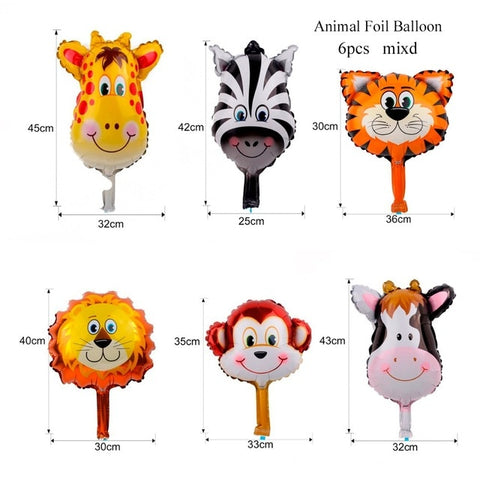 FENGRISE Animal Ballons Birthday Jungle Party Safari Party Jungle Theme Party Baloon Birthday Party Decor Kid Birthday Balloons