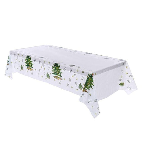 New Year Christmas Tablecloth Kitchen Dining Table Decorations Rectangular Table Covers Christmas Decorations for Home Navidad