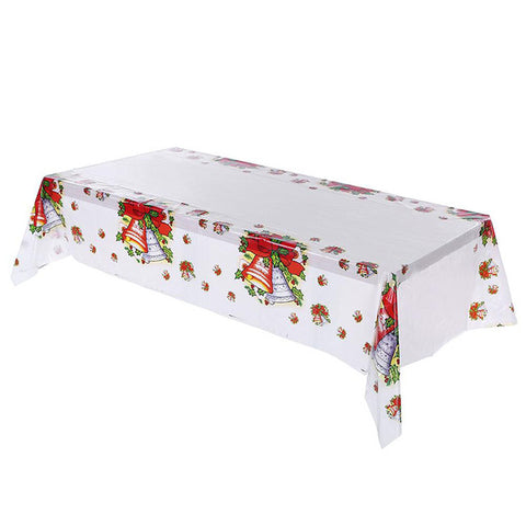 New Year Christmas Tablecloth Kitchen Dining Table Decorations Rectangular Table Covers Christmas Decorations for Home Navidad