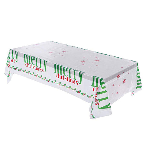 New Year Christmas Tablecloth Kitchen Dining Table Decorations Rectangular Table Covers Christmas Decorations for Home Navidad