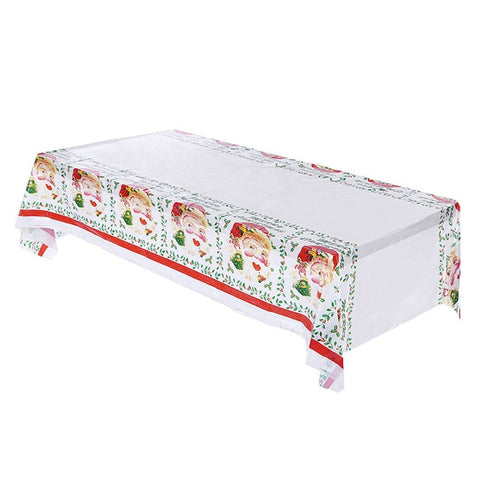 New Year Christmas Tablecloth Kitchen Dining Table Decorations Rectangular Table Covers Christmas Decorations for Home Navidad