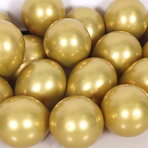 5/10pc Gold Metallic Luster Balloons Confetti Latex Ballons Birthday Party Decors Kids Adult Helium Globos Easter Party Supplies