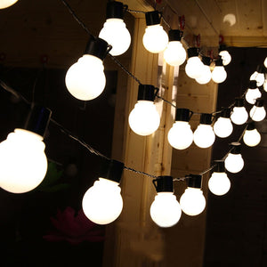 5CM Big Ball Led String Light Fairy Garland Outdoor LED Christmas Led String Light 110V 220V Wedding Garland Decor D