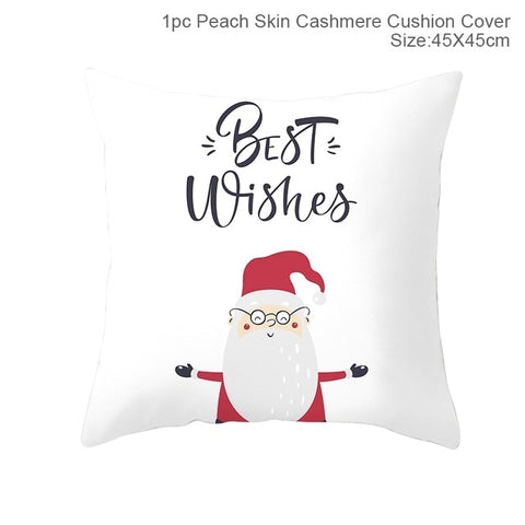 FENGRISE Merry Christmas Decor For Home Santa Claus Elk Pillowcase Christmas Ornament 2019 Navidad Xmas Gift Happy New Year 2020