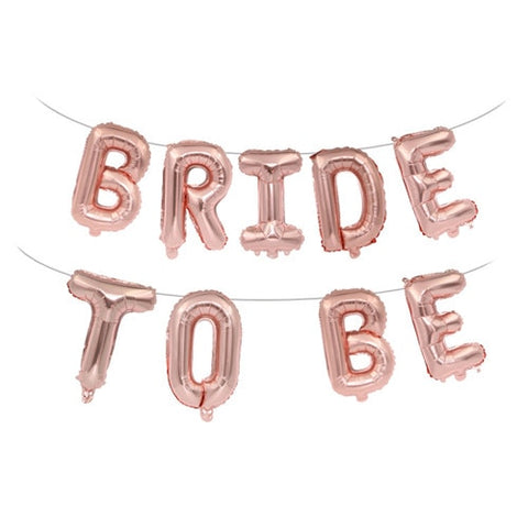 16inch Bride To Be Foil Balloons Mariage Wedding Party Helium Ballons Aniversario Rose Gold Decoration Ballon Wesele Anniversary