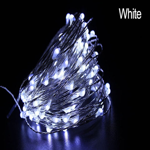 New Year 2020 Copper Wire Light String Christmas Decorations for Home Christmas Ornaments Christmas Tree Decoration Navidad 2019