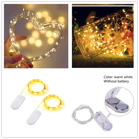 New Year 2020 Copper Wire Light String Christmas Decorations for Home Christmas Ornaments Christmas Tree Decoration Navidad 2019