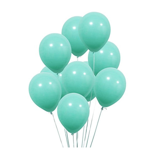 Turquoise Thick 10pcs 12inch Thick 2.2g Wedding Decorations Latex Balloon Happy Birthday Party Ballon Inflatable Helium Supplies