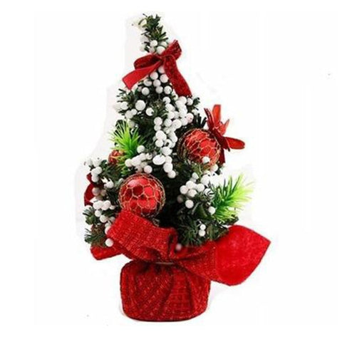 New Year  Hot Sale Mini Christmas Tree Decorated With A 20 Cm Little Pine Tree On The Table For The Holiday Party Decorator