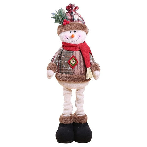 1/3PCS Christmas Dolls Xmas Tree Decor New Year Ornament Reindeer Snowman Santa Claus Standing Doll Decoration Merry Christmas