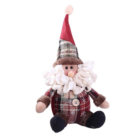 1/3PCS Christmas Dolls Xmas Tree Decor New Year Ornament Reindeer Snowman Santa Claus Standing Doll Decoration Merry Christmas