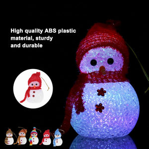 Snowman Style LED Night Light Lamp Colorful Night Lamp for Home Bar Cafe Christmas Decorations New Arrival