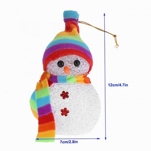 Snowman Style LED Night Light Lamp Colorful Night Lamp for Home Bar Cafe Christmas Decorations New Arrival