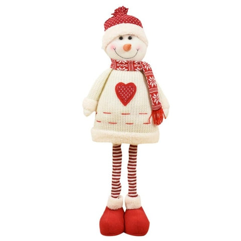 1/3PCS Christmas Dolls Xmas Tree Decor New Year Ornament Reindeer Snowman Santa Claus Standing Doll Decoration Merry Christmas