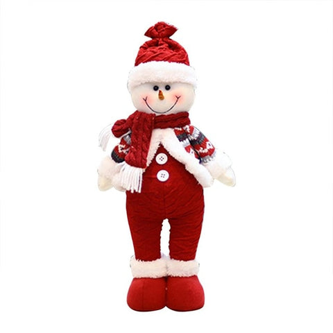 1/3PCS Christmas Dolls Xmas Tree Decor New Year Ornament Reindeer Snowman Santa Claus Standing Doll Decoration Merry Christmas