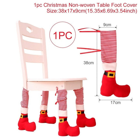 Christmas Table Runner Merry Christmas Decorations For Home 2019 Christmas kitchen Ornaments Cristmas Neol Happy New Year 2020