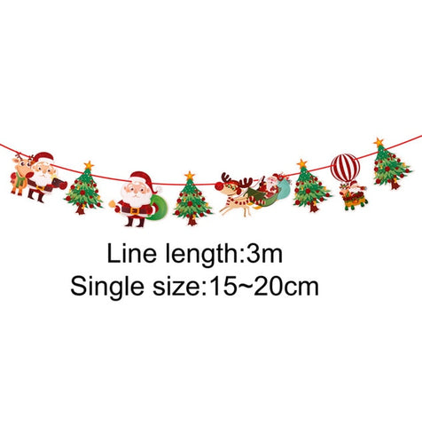 Christmas Table Runner Merry Christmas Decorations For Home 2019 Christmas kitchen Ornaments Cristmas Neol Happy New Year 2020