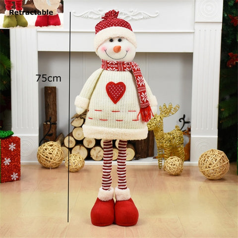 Figures Santa Claus Doll Christmas Decorations For Home Merry Christmas Natal Ornaments Xmas Garden Decoration Navidad New Year