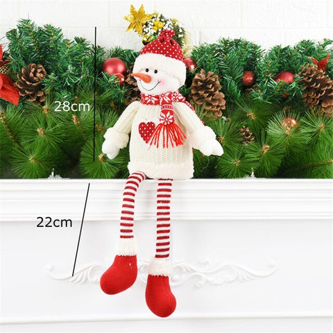 Figures Santa Claus Doll Christmas Decorations For Home Merry Christmas Natal Ornaments Xmas Garden Decoration Navidad New Year