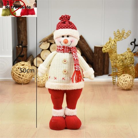 Figures Santa Claus Doll Christmas Decorations For Home Merry Christmas Natal Ornaments Xmas Garden Decoration Navidad New Year