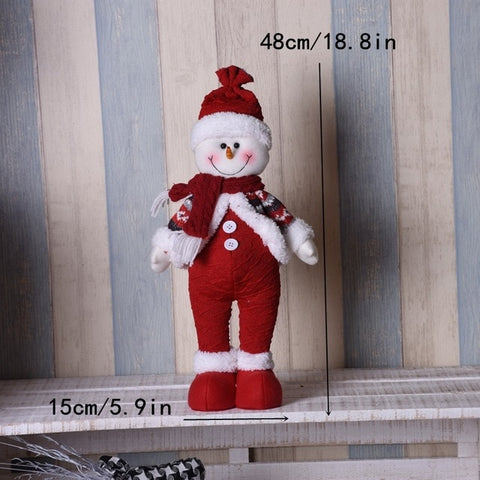 Figures Santa Claus Doll Christmas Decorations For Home Merry Christmas Natal Ornaments Xmas Garden Decoration Navidad New Year