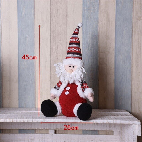 Figures Santa Claus Doll Christmas Decorations For Home Merry Christmas Natal Ornaments Xmas Garden Decoration Navidad New Year