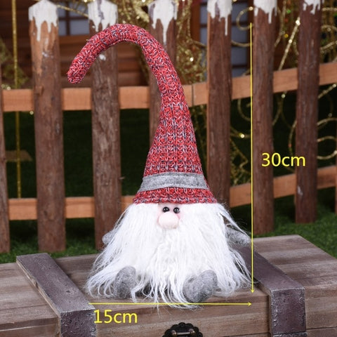 Figures Santa Claus Doll Christmas Decorations For Home Merry Christmas Natal Ornaments Xmas Garden Decoration Navidad New Year