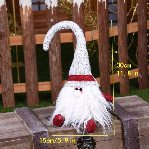 Figures Santa Claus Doll Christmas Decorations For Home Merry Christmas Natal Ornaments Xmas Garden Decoration Navidad New Year