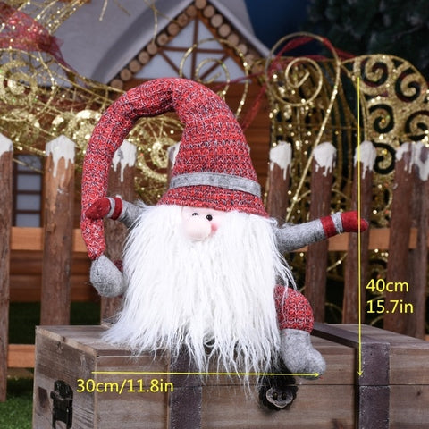 Figures Santa Claus Doll Christmas Decorations For Home Merry Christmas Natal Ornaments Xmas Garden Decoration Navidad New Year