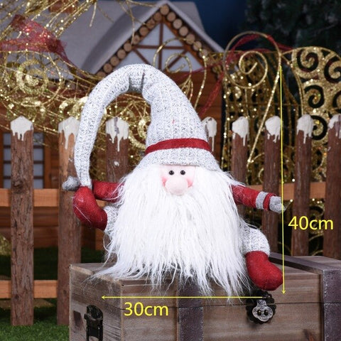 Figures Santa Claus Doll Christmas Decorations For Home Merry Christmas Natal Ornaments Xmas Garden Decoration Navidad New Year