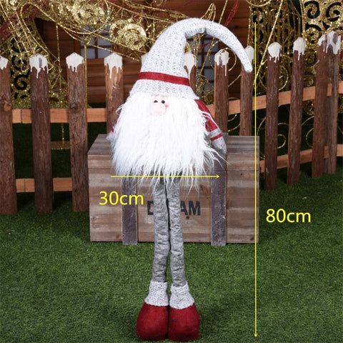 Figures Santa Claus Doll Christmas Decorations For Home Merry Christmas Natal Ornaments Xmas Garden Decoration Navidad New Year