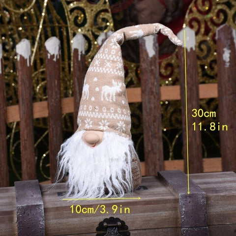 Figures Santa Claus Doll Christmas Decorations For Home Merry Christmas Natal Ornaments Xmas Garden Decoration Navidad New Year