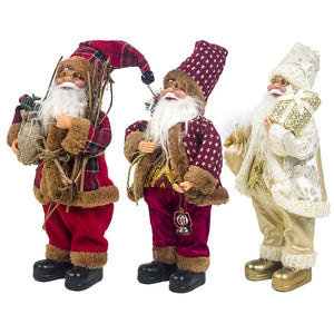 Decor New-Year Goods Santa Claus Christmas Doll Home Decoration Merry Christmas Kids Gift Fabric Toys Xmas Table Decor Ornament