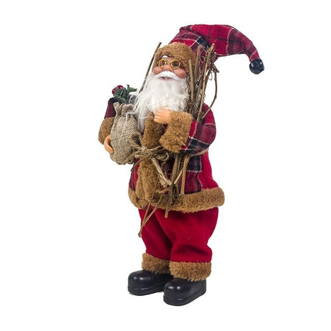 Decor New-Year Goods Santa Claus Christmas Doll Home Decoration Merry Christmas Kids Gift Fabric Toys Xmas Table Decor Ornament