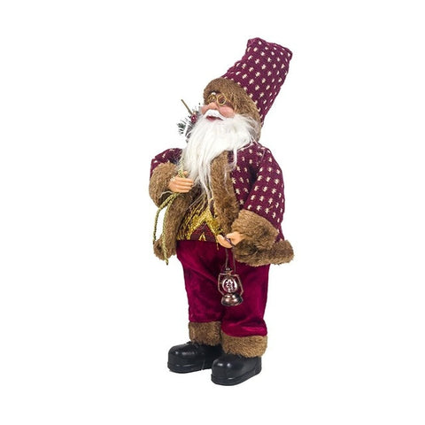 Decor New-Year Goods Santa Claus Christmas Doll Home Decoration Merry Christmas Kids Gift Fabric Toys Xmas Table Decor Ornament