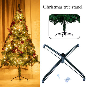 Christmas Tree Stand Christmas Tree Holder Metal Stand Base Rack 4 Feets Christmas Tree Accessories 2020 New Year Home Decor