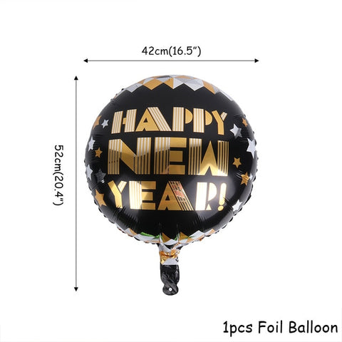 1set Happy New Year Banner and Balloons 2020 Photo Frame New Year Eve Party Decoration Navidad Merry Christmas Decor Supplies