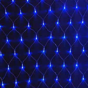 1.5x1.5m 96leds 8 modes EU Plug 220V Net LED String Light Festival Christmas Decoration New Year Wedding Ceremony Waterproof