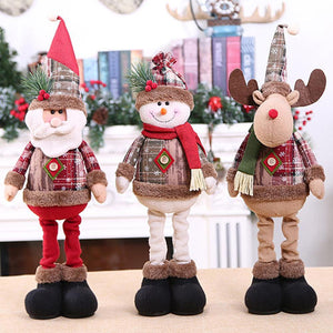 1/3PCS Christmas decorations for home Christmas Doll Toys decor Ornaments Kids Gift tree Navidad new Year noel Decoration Plush