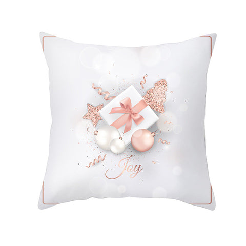 Christmas Decor for Home Happy New Year Decor 45x45cm Material Jeanette Snowflake Cushion Cover Wholesale 2019 Navidad Xmas Gift