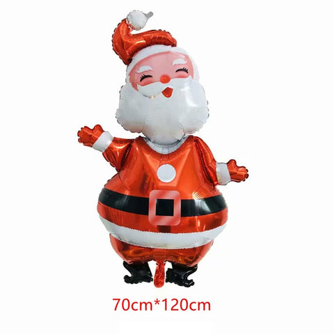 Christmas Foil Balloons Santa Claus Ballon Snowman Globos Xmas Deer Penguin Balloon Christmas Decorations for Home New Years