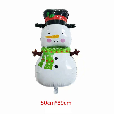 Christmas Foil Balloons Santa Claus Ballon Snowman Globos Xmas Deer Penguin Balloon Christmas Decorations for Home New Years