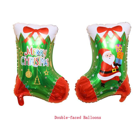 Christmas Foil Balloons Santa Claus Ballon Snowman Globos Xmas Deer Penguin Balloon Christmas Decorations for Home New Years