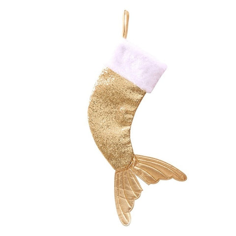 50x17cm Christmas Stockings Mermaid Socks Holders Gifts Sequins Christmas Tree Decorations New Year Kids Holders Gifts Stocking