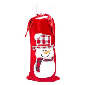 Christmas Decorations for Home Santa Claus Wine Bottle Cover Snowman Stocking Gift Holders Xmas Navidad Decor New Year