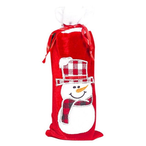 Christmas Decorations for Home Santa Claus Wine Bottle Cover Snowman Stocking Gift Holders Xmas Navidad Decor New Year