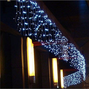 Christmas Lights Outdoor Decoration Led Curtain Icicle String Lights 5 meter Droop 0.4-0.6M New Year Wedding Party Garland Light