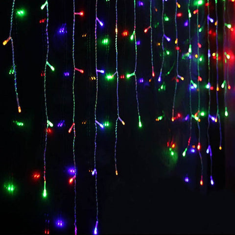 Christmas Lights Outdoor Decoration Led Curtain Icicle String Lights 5 meter Droop 0.4-0.6M New Year Wedding Party Garland Light